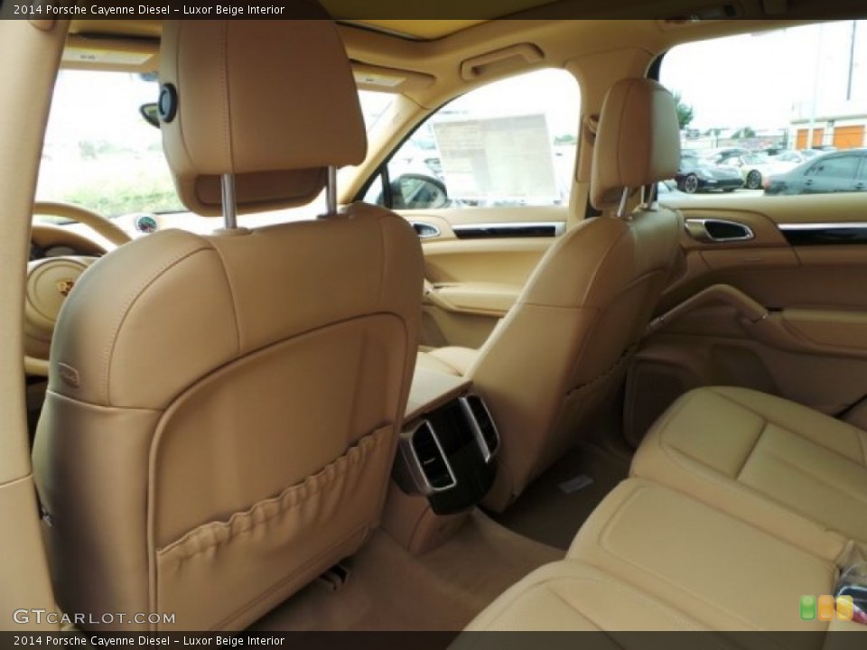 Luxor Beige Interior Rear Seat for the 2014 Porsche Cayenne Diesel #95507618