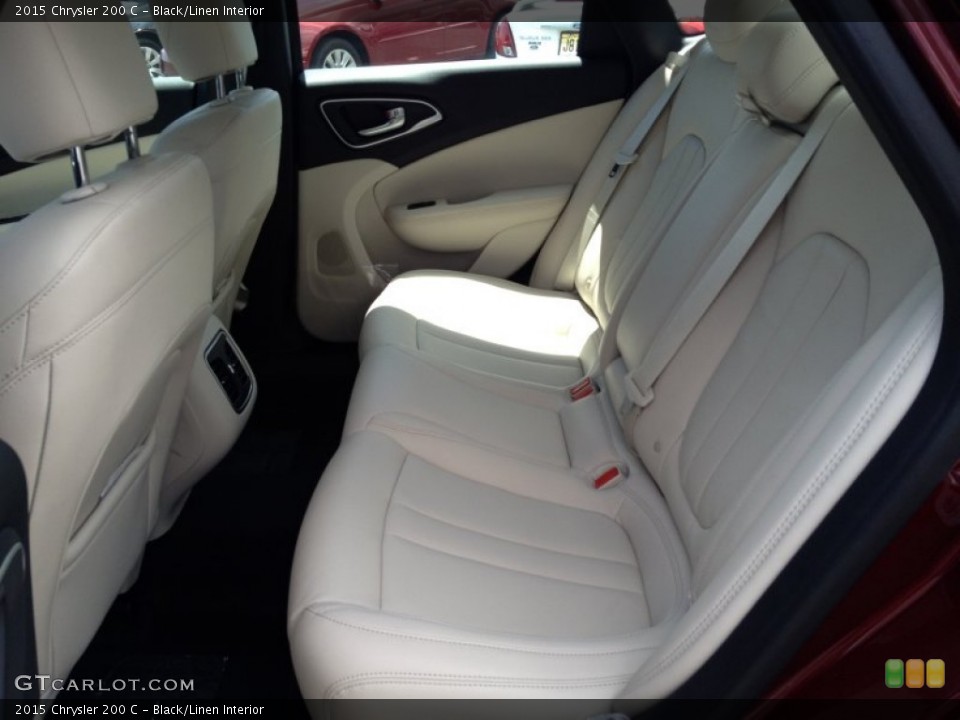 Black/Linen Interior Rear Seat for the 2015 Chrysler 200 C #95509496