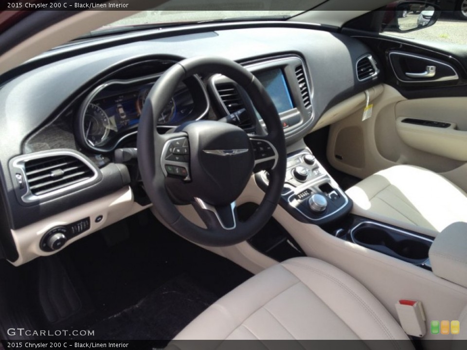 Black/Linen Interior Photo for the 2015 Chrysler 200 C #95509502