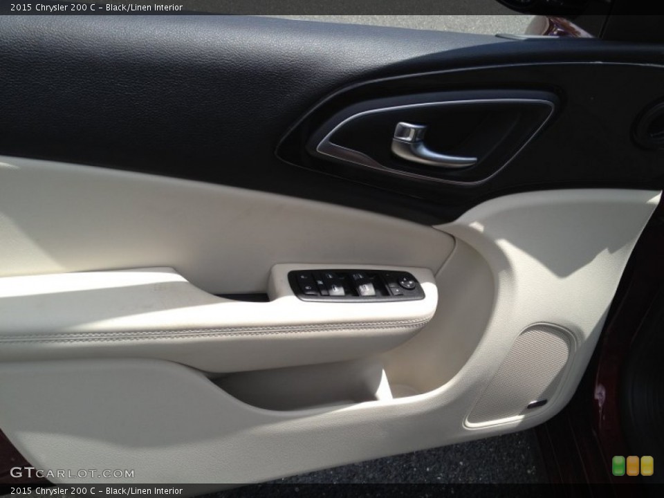 Black/Linen Interior Door Panel for the 2015 Chrysler 200 C #95509511
