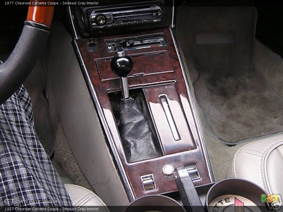 Smoked Gray Interior Transmission for the 1977 Chevrolet Corvette Coupe #95511299