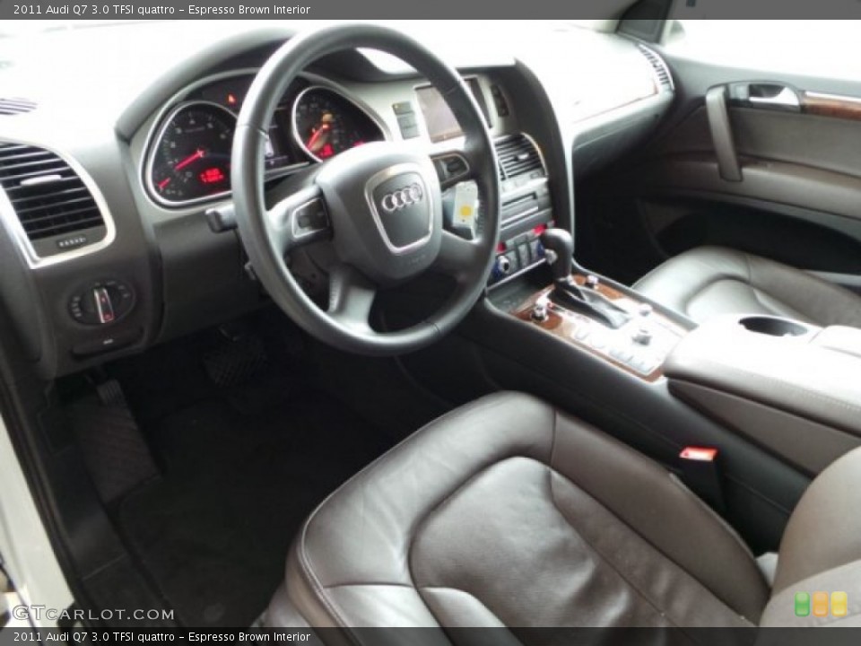 Espresso Brown Interior Photo for the 2011 Audi Q7 3.0 TFSI quattro #95512413