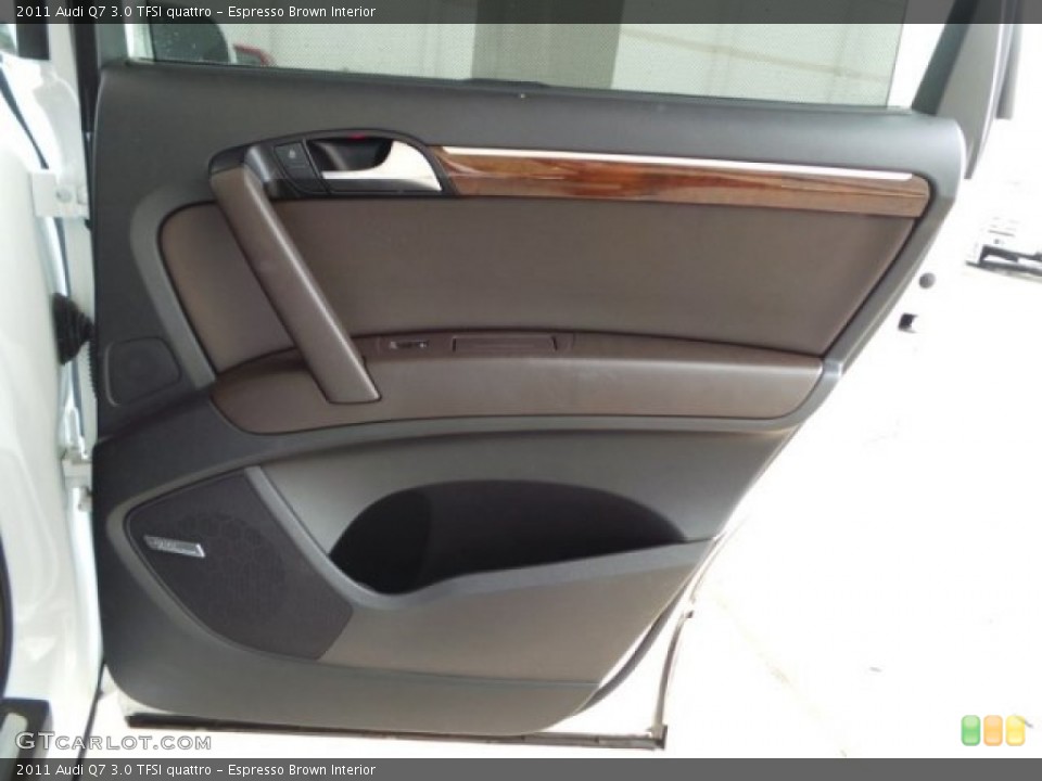 Espresso Brown Interior Door Panel for the 2011 Audi Q7 3.0 TFSI quattro #95512971