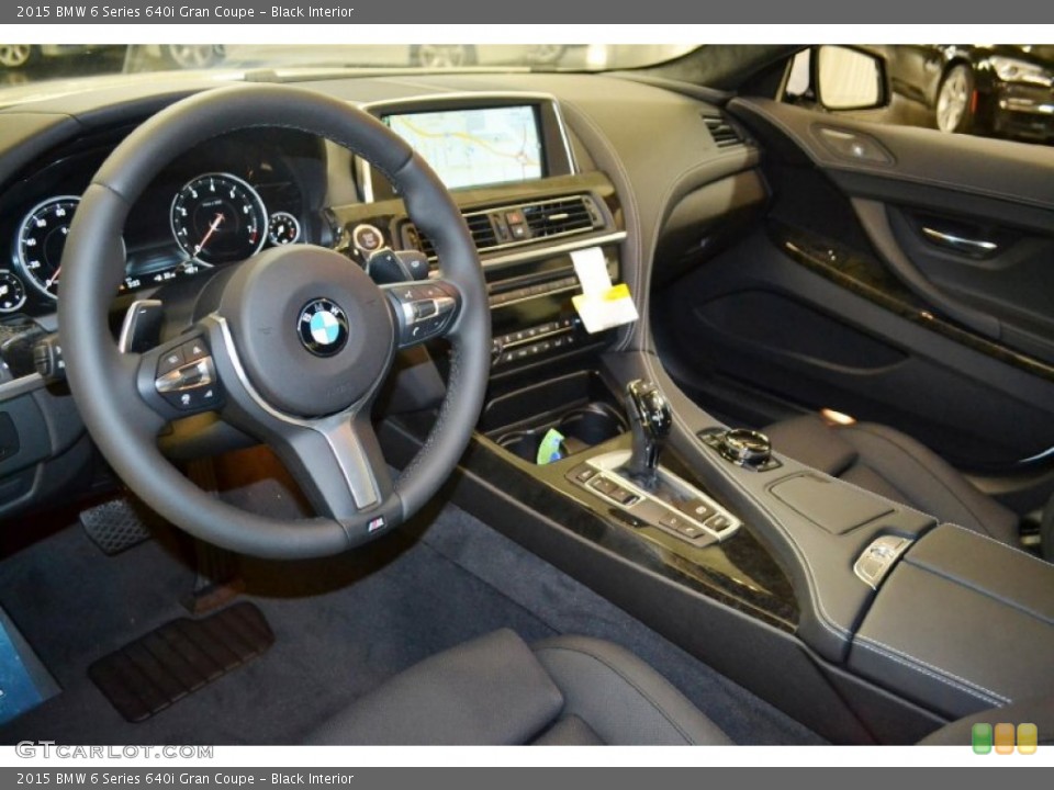Black Interior Photo for the 2015 BMW 6 Series 640i Gran Coupe #95518164