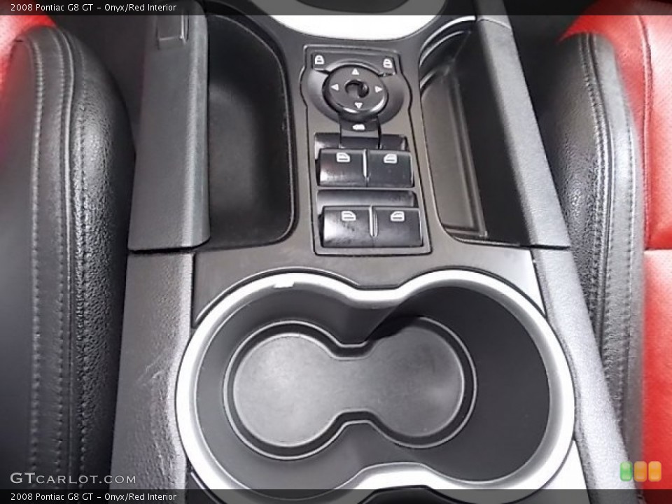 Onyx/Red Interior Controls for the 2008 Pontiac G8 GT #95519046