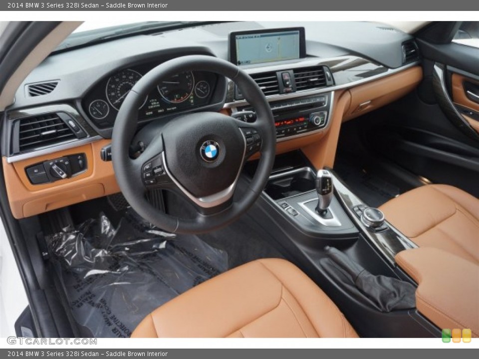 Saddle Brown Interior Photo for the 2014 BMW 3 Series 328i Sedan #95521380