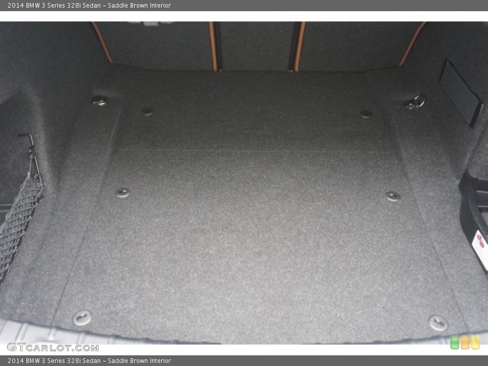 Saddle Brown Interior Trunk for the 2014 BMW 3 Series 328i Sedan #95521518