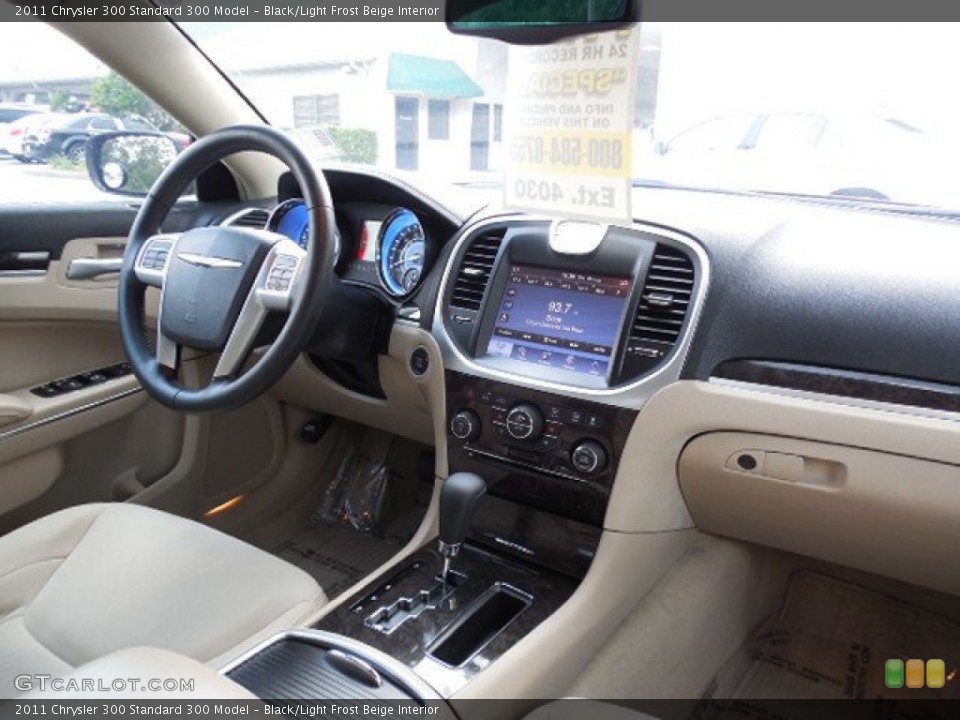 Black/Light Frost Beige Interior Dashboard for the 2011 Chrysler 300  #95524764