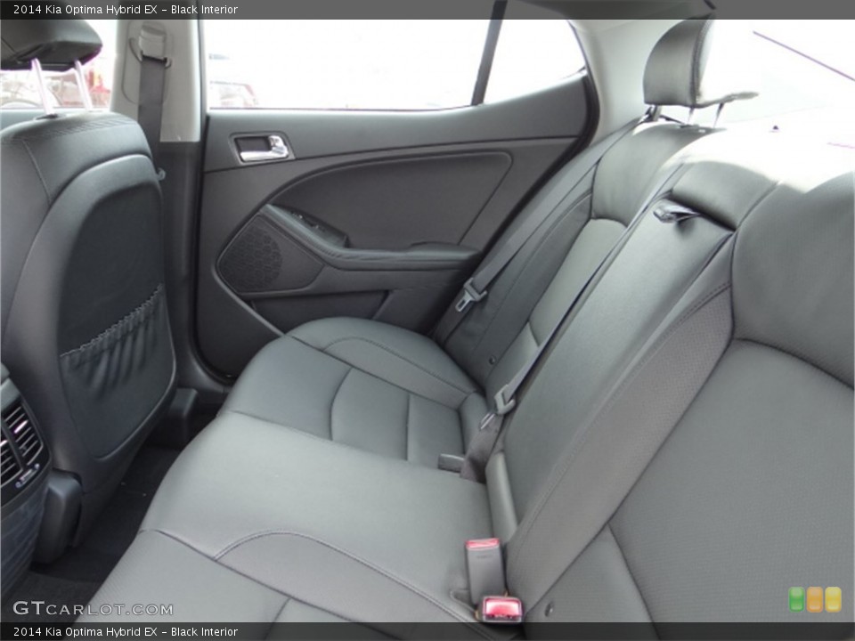 Black Interior Rear Seat for the 2014 Kia Optima Hybrid EX #95536158