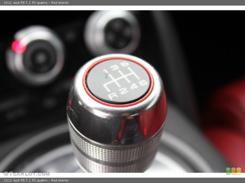 Red Interior Transmission for the 2012 Audi R8 5.2 FSI quattro #95544324