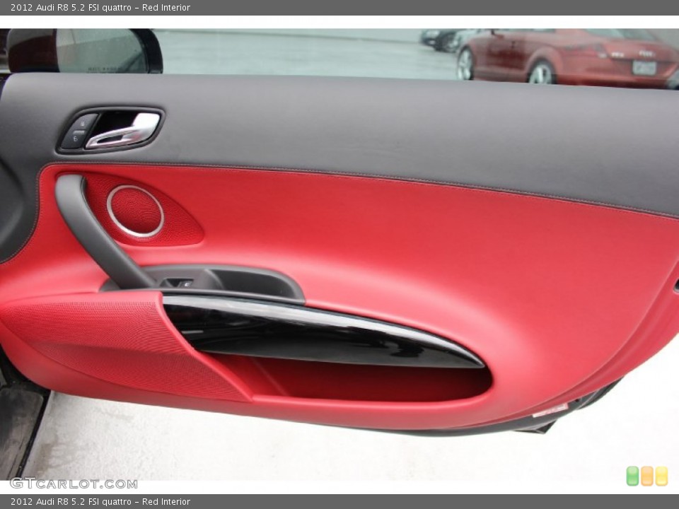 Red Interior Door Panel for the 2012 Audi R8 5.2 FSI quattro #95544594