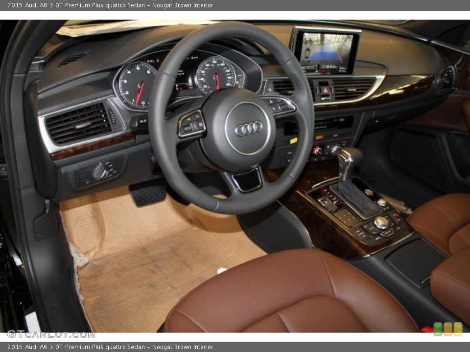 Nougat Brown Interior Photo for the 2015 Audi A6 3.0T Premium Plus quattro Sedan #95544918