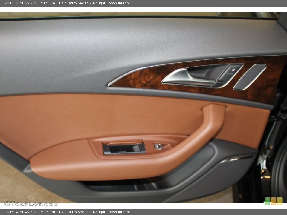 Nougat Brown Interior Door Panel for the 2015 Audi A6 3.0T Premium Plus quattro Sedan #95545134