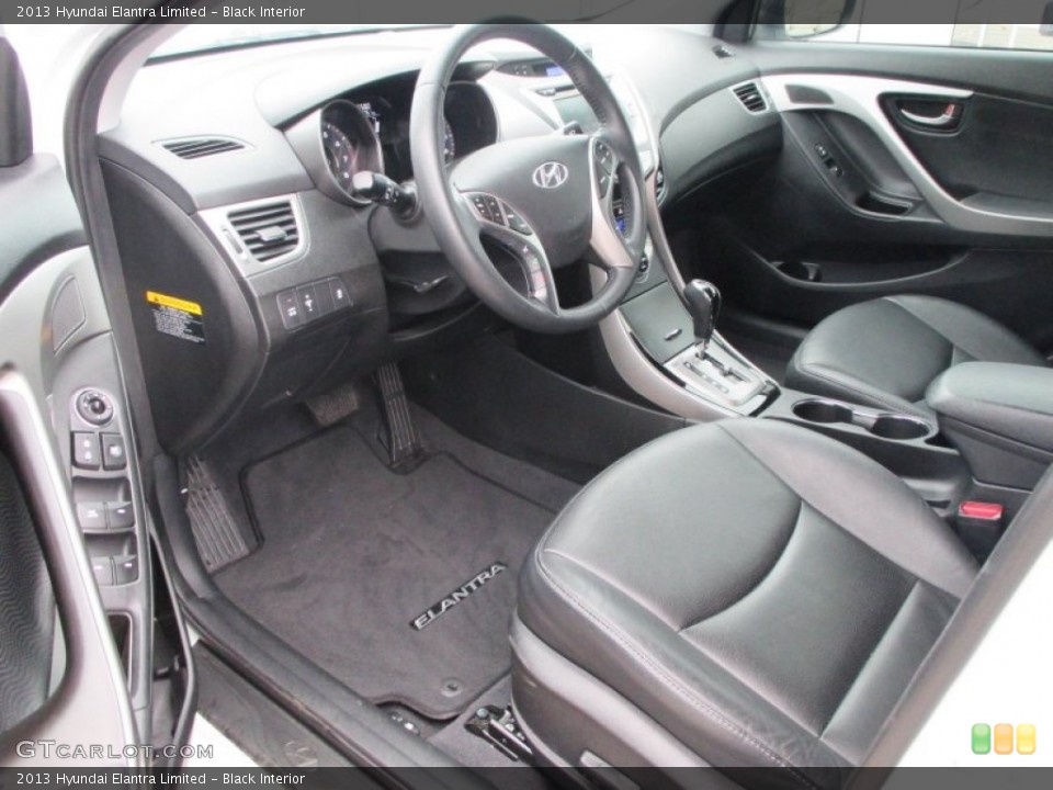 Black Interior Photo for the 2013 Hyundai Elantra Limited #95546445