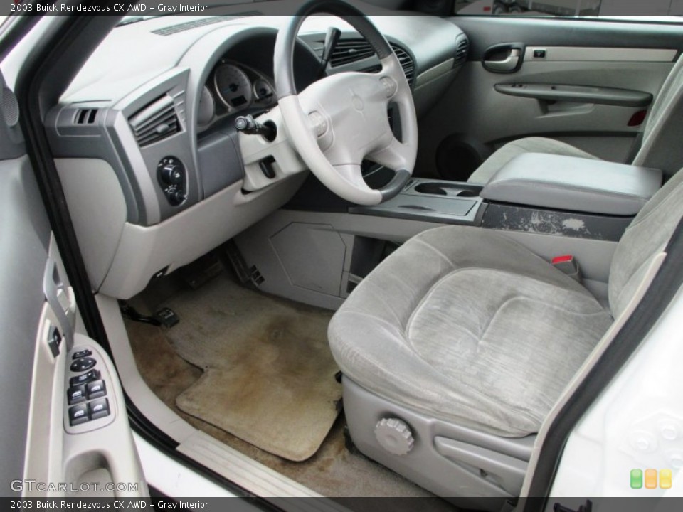 Gray Interior Photo for the 2003 Buick Rendezvous CX AWD #95548080