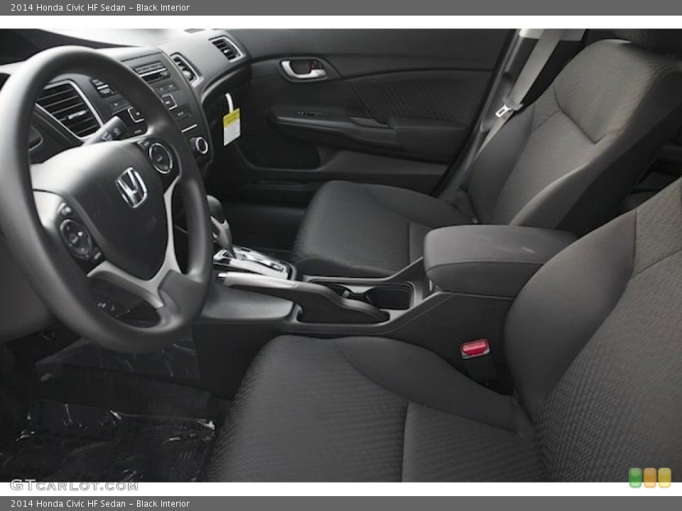 Black Interior Photo for the 2014 Honda Civic HF Sedan #95548368