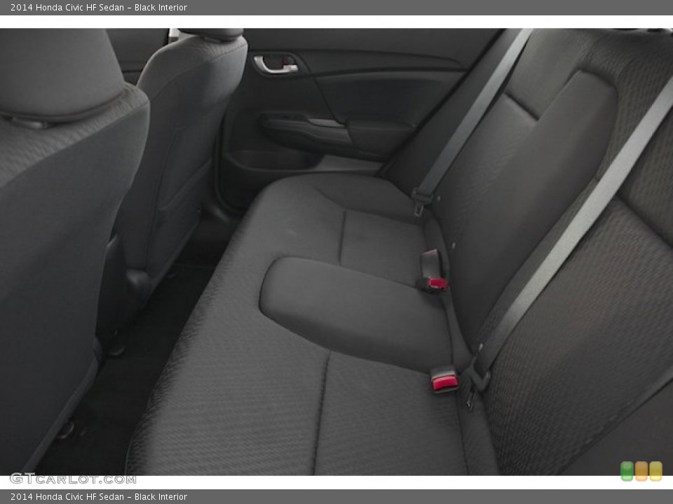 Black Interior Rear Seat for the 2014 Honda Civic HF Sedan #95548407