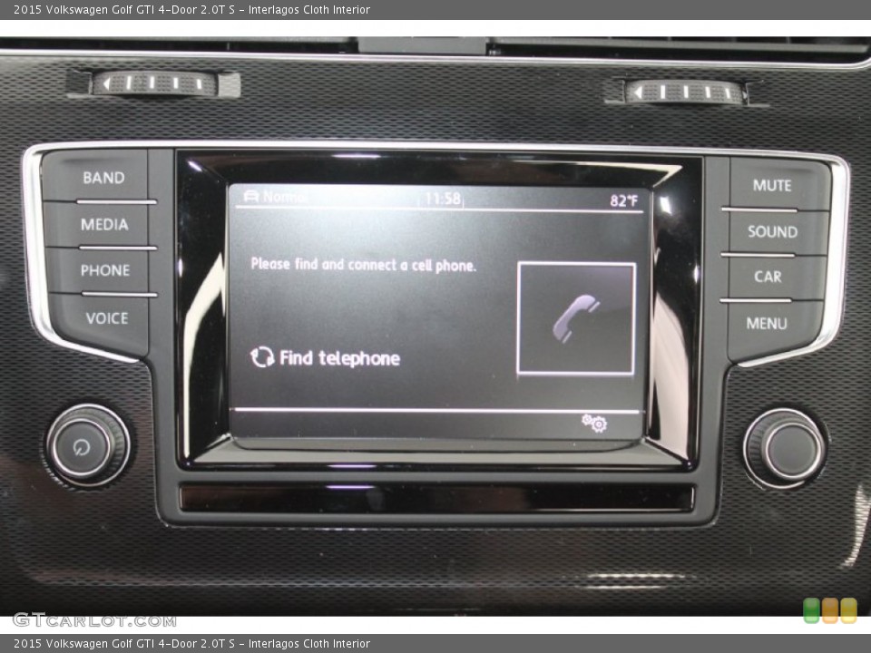 Interlagos Cloth Interior Controls for the 2015 Volkswagen Golf GTI 4-Door 2.0T S #95553660