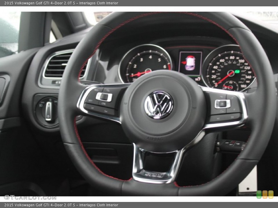 Interlagos Cloth Interior Steering Wheel for the 2015 Volkswagen Golf GTI 4-Door 2.0T S #95553720