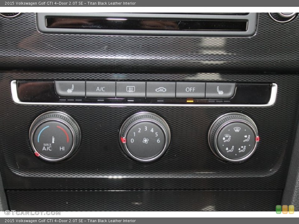 Titan Black Leather Interior Controls for the 2015 Volkswagen Golf GTI 4-Door 2.0T SE #95553882