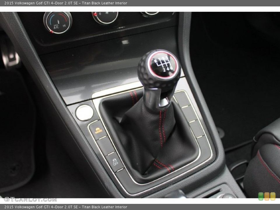 Titan Black Leather Interior Transmission for the 2015 Volkswagen Golf GTI 4-Door 2.0T SE #95553891