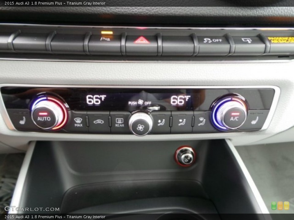 Titanium Gray Interior Controls for the 2015 Audi A3 1.8 Premium Plus #95561514