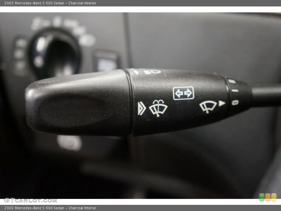 Charcoal Interior Controls for the 2003 Mercedes-Benz S 600 Sedan #95564888