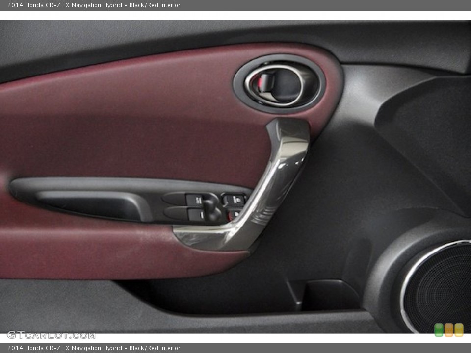 Black/Red Interior Door Panel for the 2014 Honda CR-Z EX Navigation Hybrid #95577810