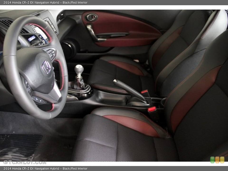 Black/Red Interior Photo for the 2014 Honda CR-Z EX Navigation Hybrid #95577819