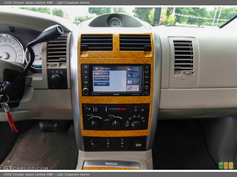 Light Graystone Interior Controls for the 2008 Chrysler Aspen Limited 4WD #95578258