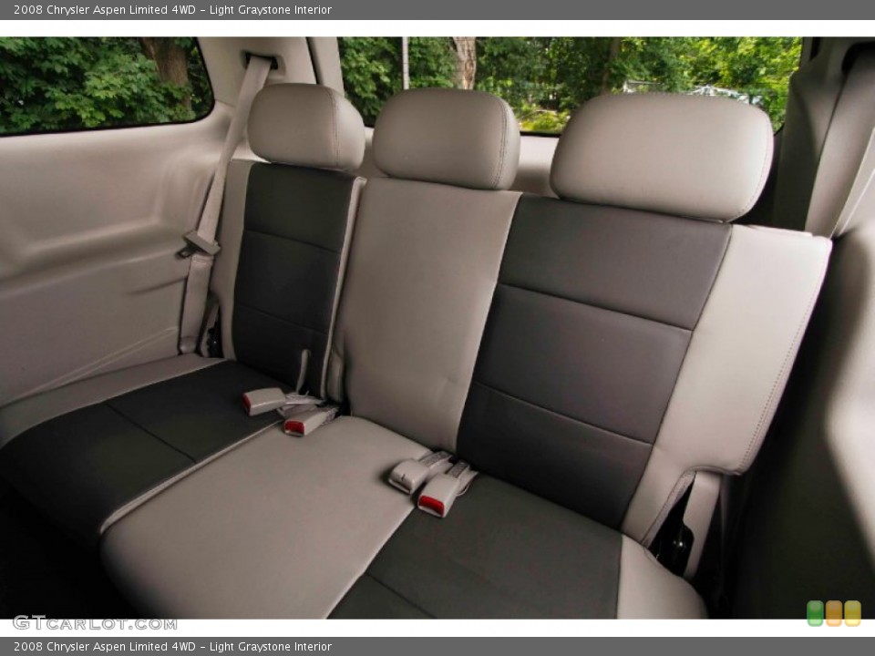 Light Graystone Interior Rear Seat for the 2008 Chrysler Aspen Limited 4WD #95578380