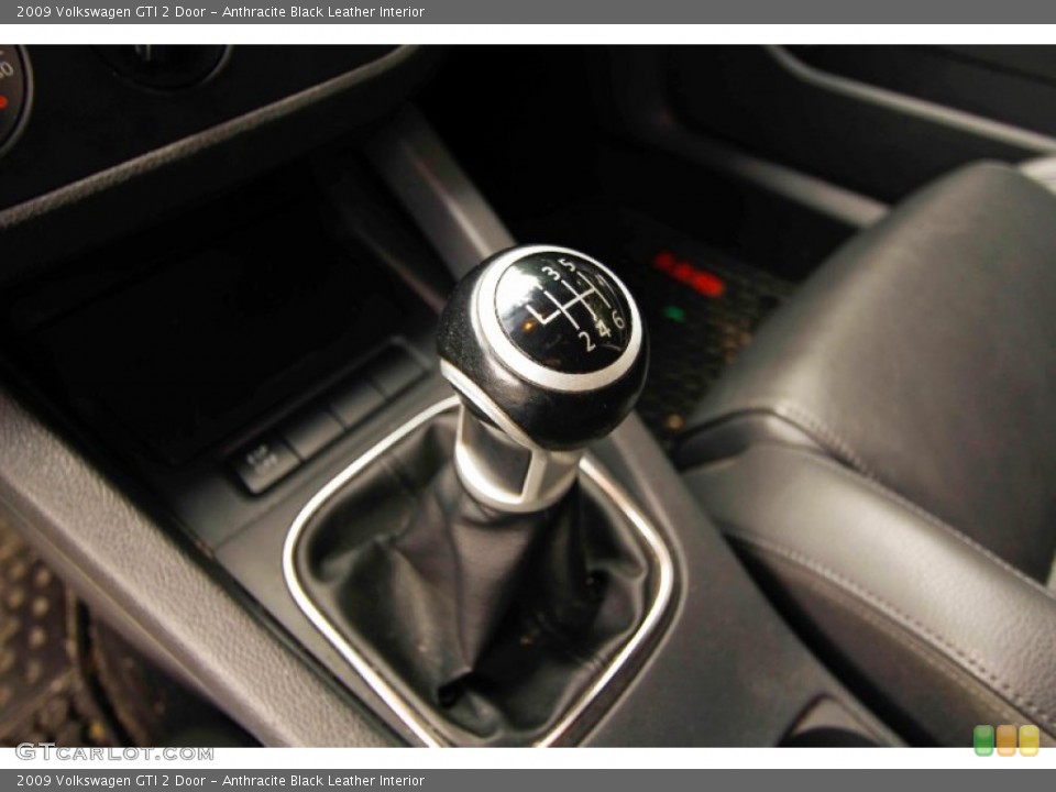 Anthracite Black Leather Interior Transmission for the 2009 Volkswagen GTI 2 Door #95583180