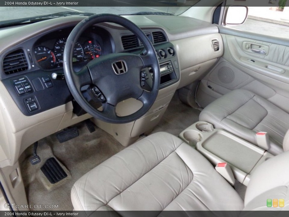 Ivory 2004 Honda Odyssey Interiors