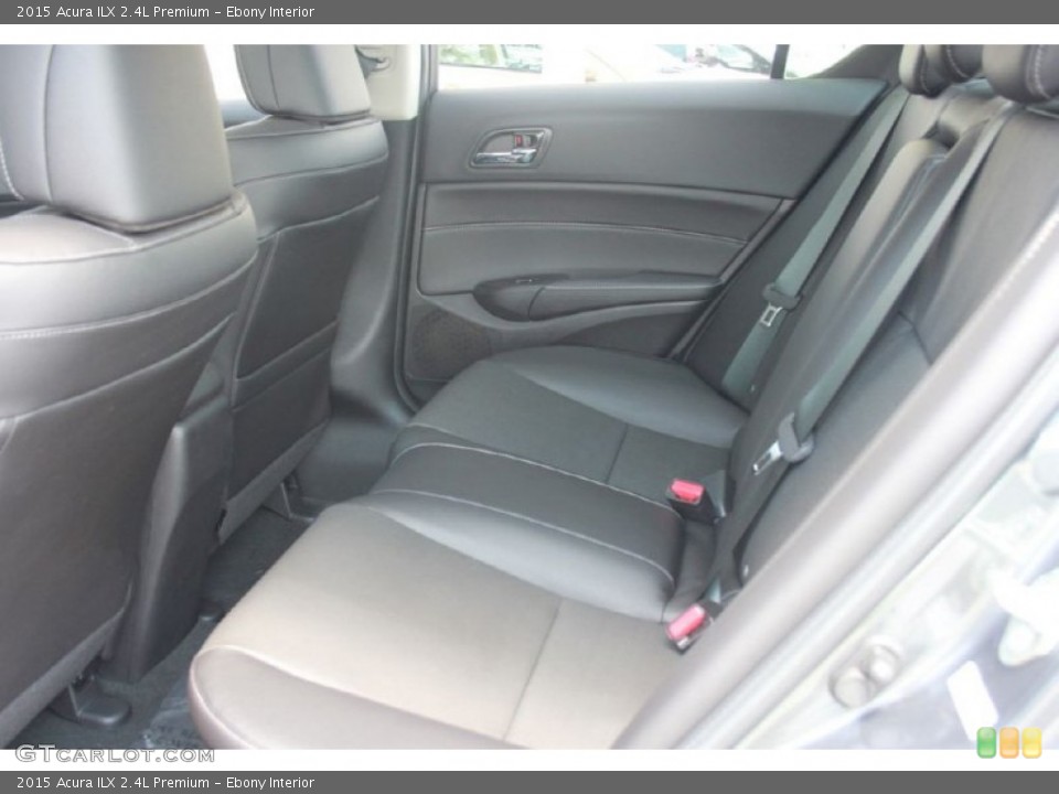 Ebony Interior Rear Seat for the 2015 Acura ILX 2.4L Premium #95589805