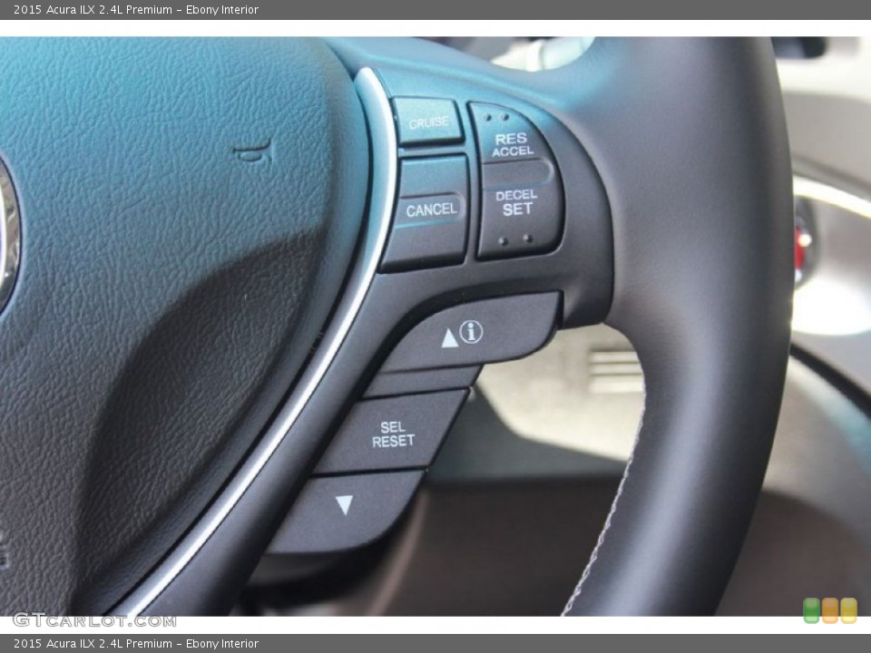 Ebony Interior Controls for the 2015 Acura ILX 2.4L Premium #95590129
