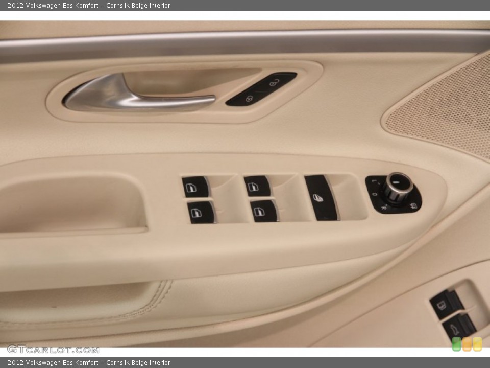 Cornsilk Beige Interior Controls for the 2012 Volkswagen Eos Komfort #95592490