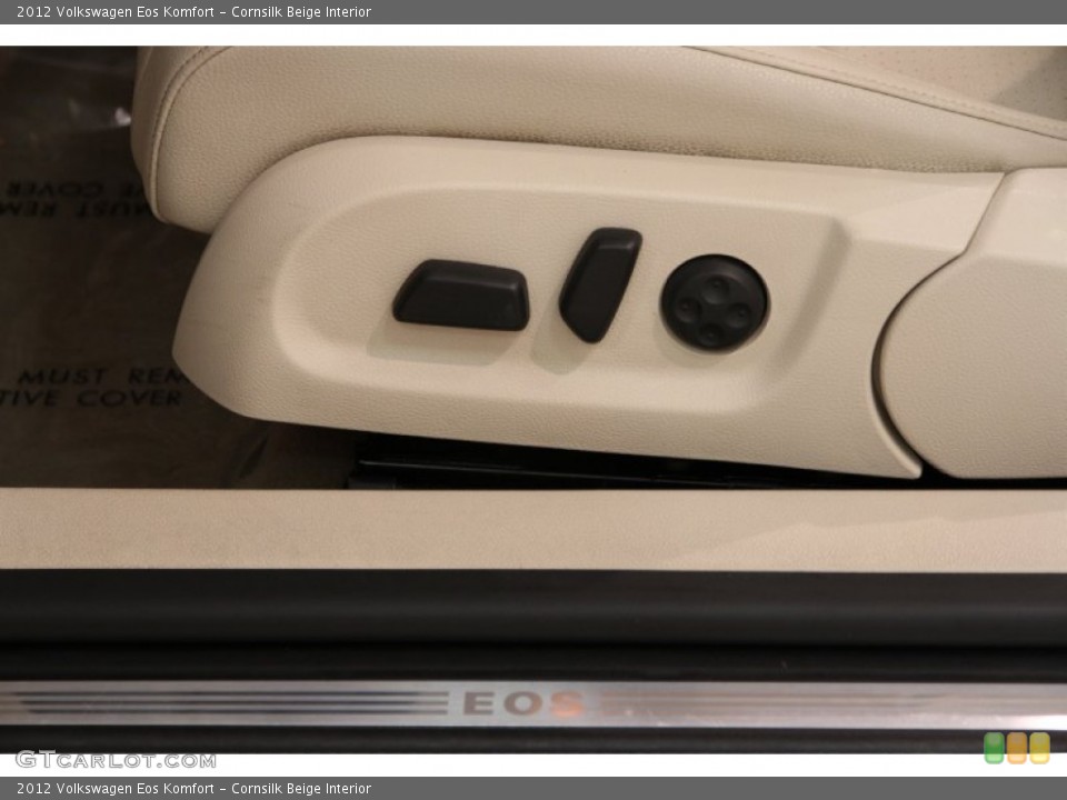 Cornsilk Beige Interior Controls for the 2012 Volkswagen Eos Komfort #95592512