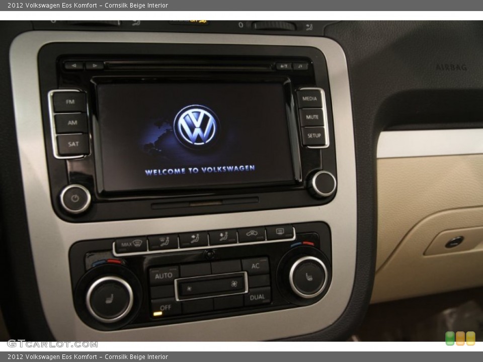 Cornsilk Beige Interior Controls for the 2012 Volkswagen Eos Komfort #95592613