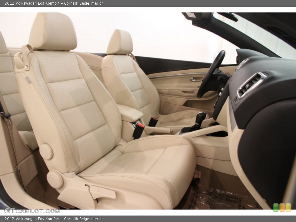 Cornsilk Beige Interior Front Seat for the 2012 Volkswagen Eos Komfort #95593042