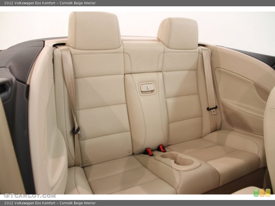 Cornsilk Beige Interior Rear Seat for the 2012 Volkswagen Eos Komfort #95593057