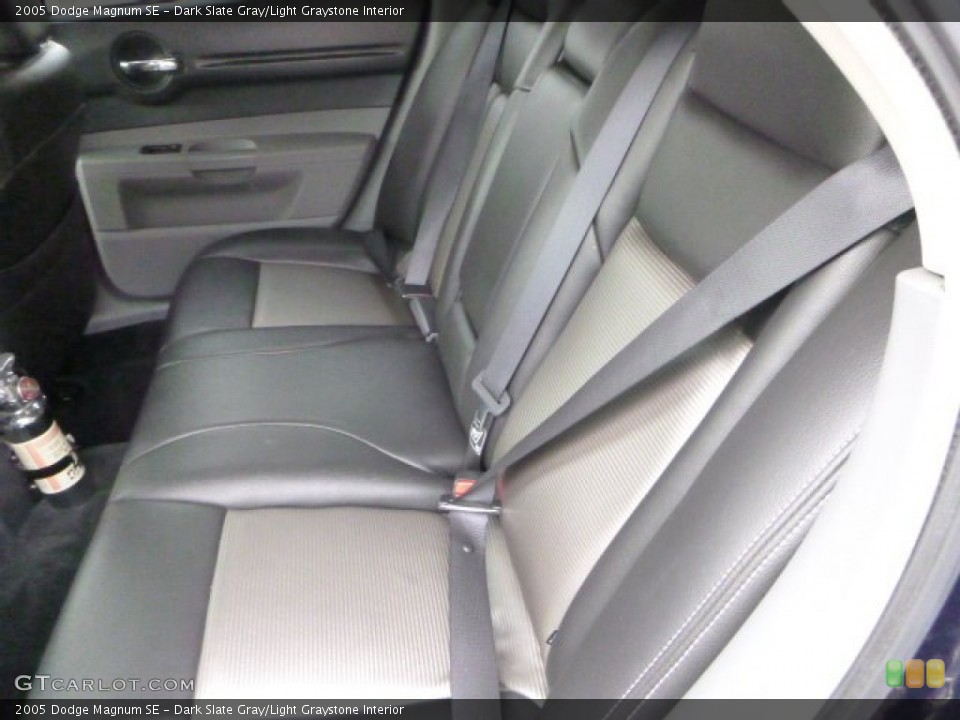 Dark Slate Gray/Light Graystone Interior Rear Seat for the 2005 Dodge Magnum SE #95593090