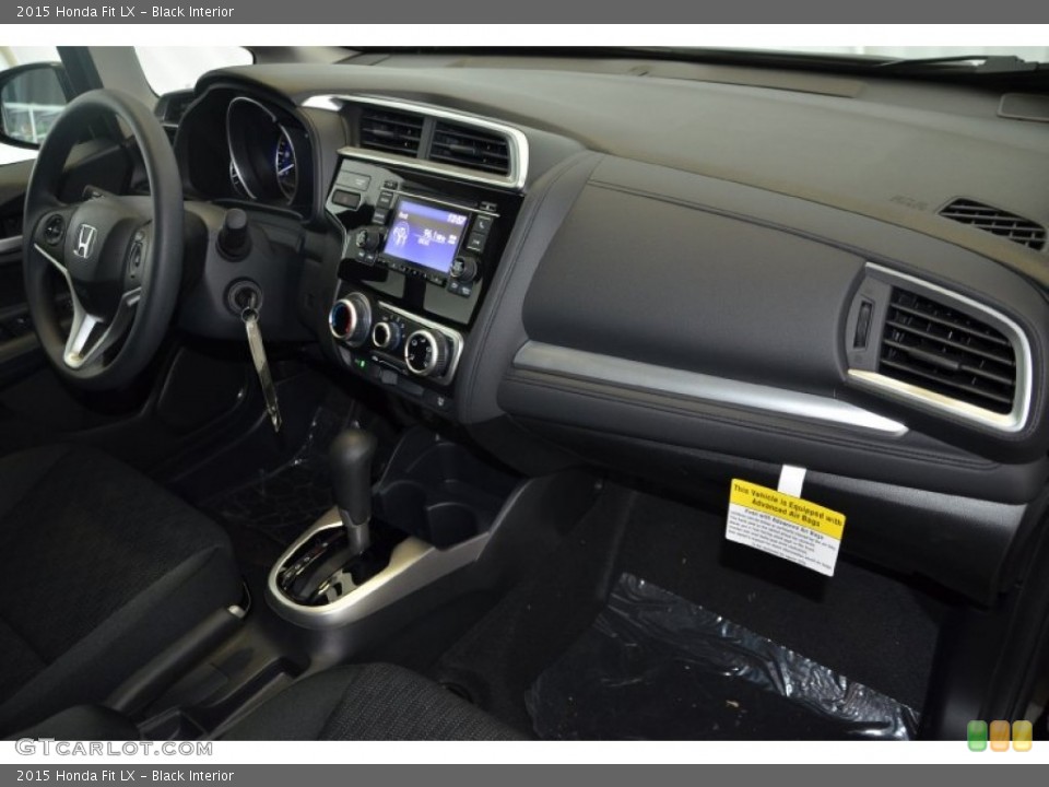 Black Interior Dashboard for the 2015 Honda Fit LX #95597025