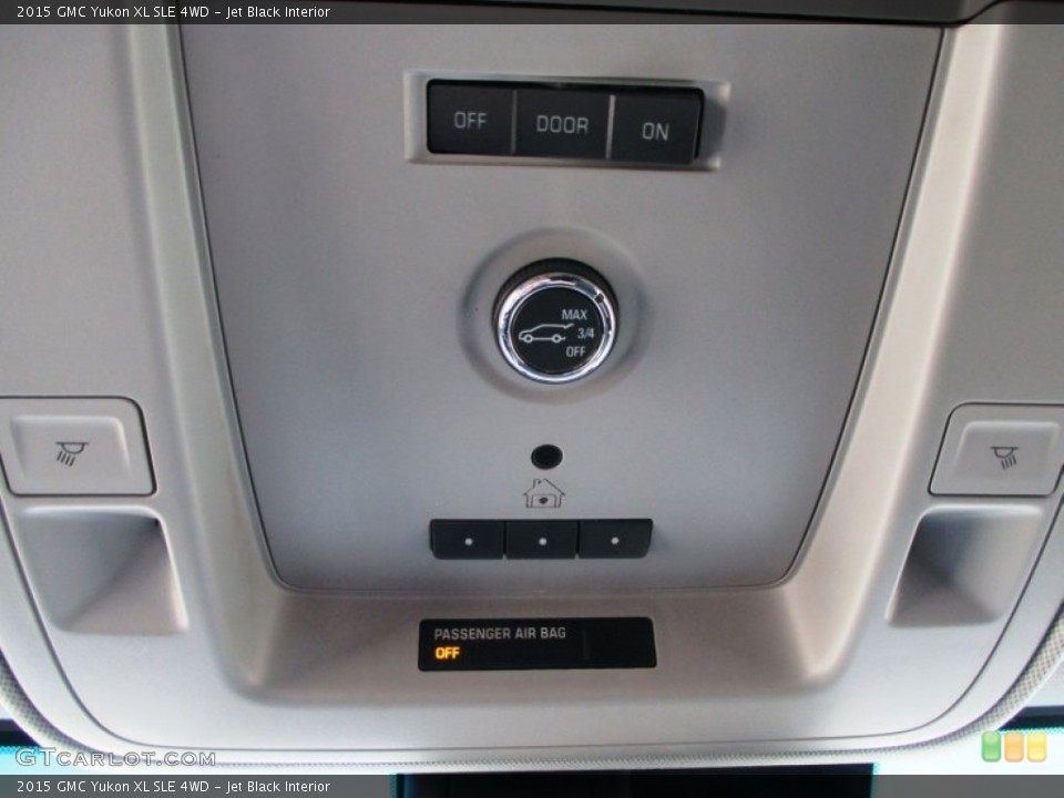 Jet Black Interior Controls for the 2015 GMC Yukon XL SLE 4WD #95600566