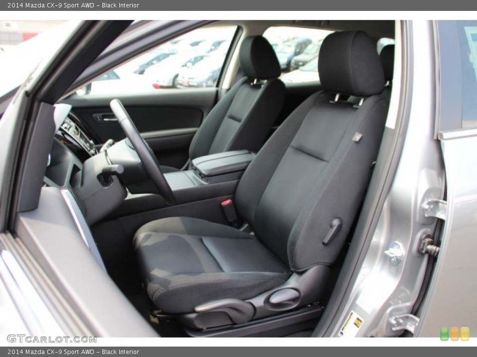 Black Interior Front Seat for the 2014 Mazda CX-9 Sport AWD #95601333