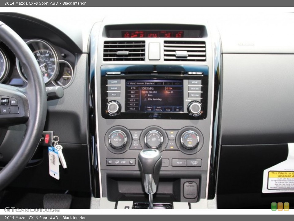 Black Interior Controls for the 2014 Mazda CX-9 Sport AWD #95601379