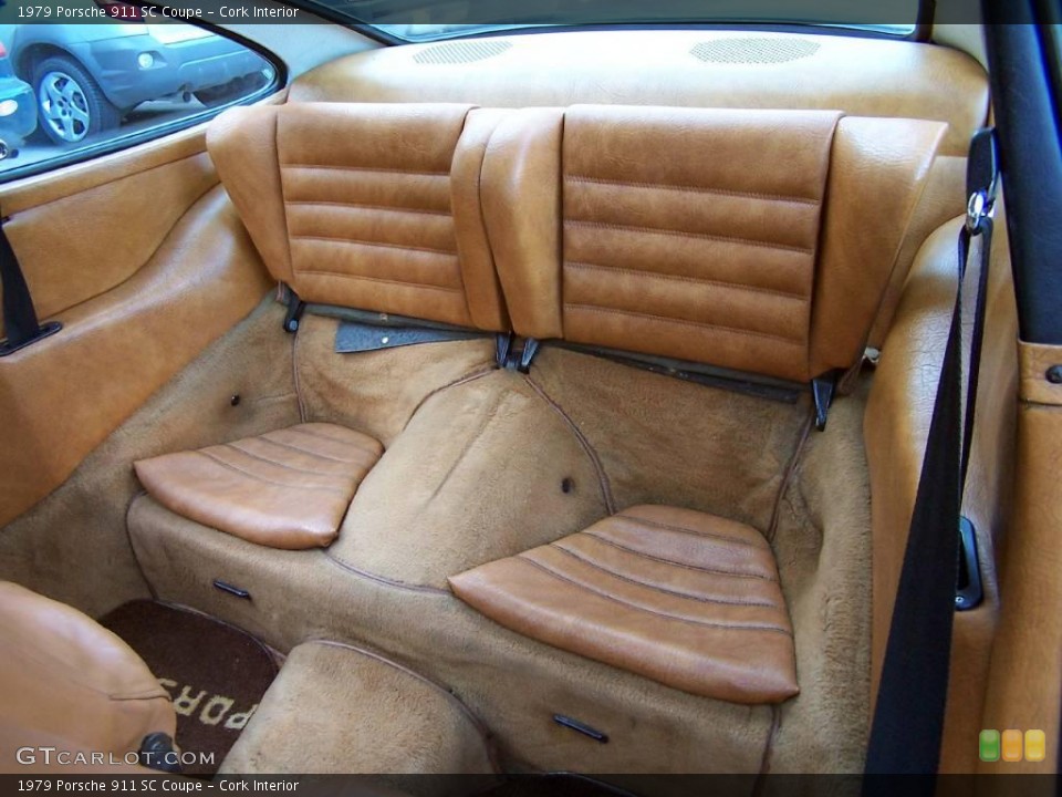 Cork Interior Rear Seat for the 1979 Porsche 911 SC Coupe #956095