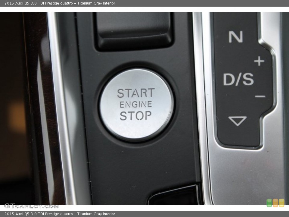 Titanium Gray Interior Controls for the 2015 Audi Q5 3.0 TDI Prestige quattro #95609681