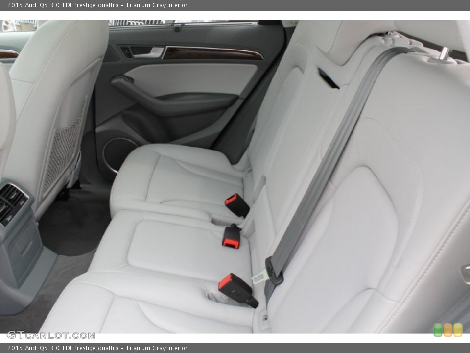 Titanium Gray Interior Rear Seat for the 2015 Audi Q5 3.0 TDI Prestige quattro #95609888