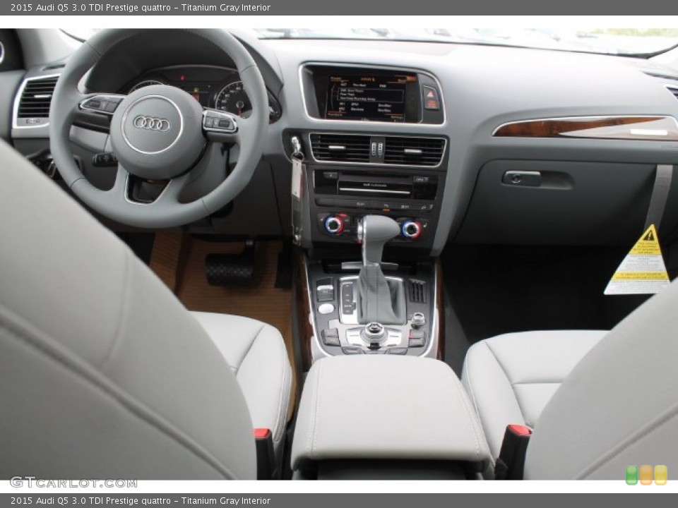 Titanium Gray Interior Dashboard for the 2015 Audi Q5 3.0 TDI Prestige quattro #95609909