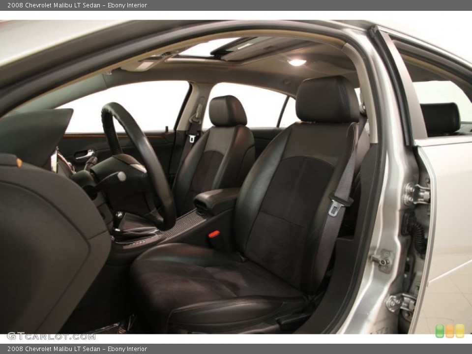 Ebony Interior Photo for the 2008 Chevrolet Malibu LT Sedan #95612513